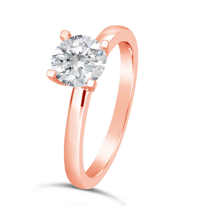 Classic Diamond Solitaire Engagement Ring