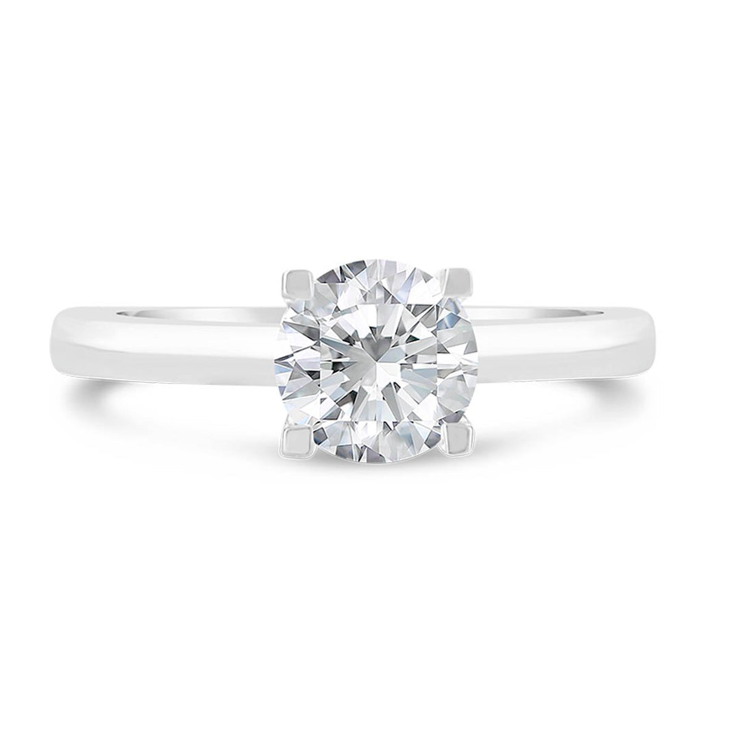 Classic Diamond Solitaire Engagement Ring