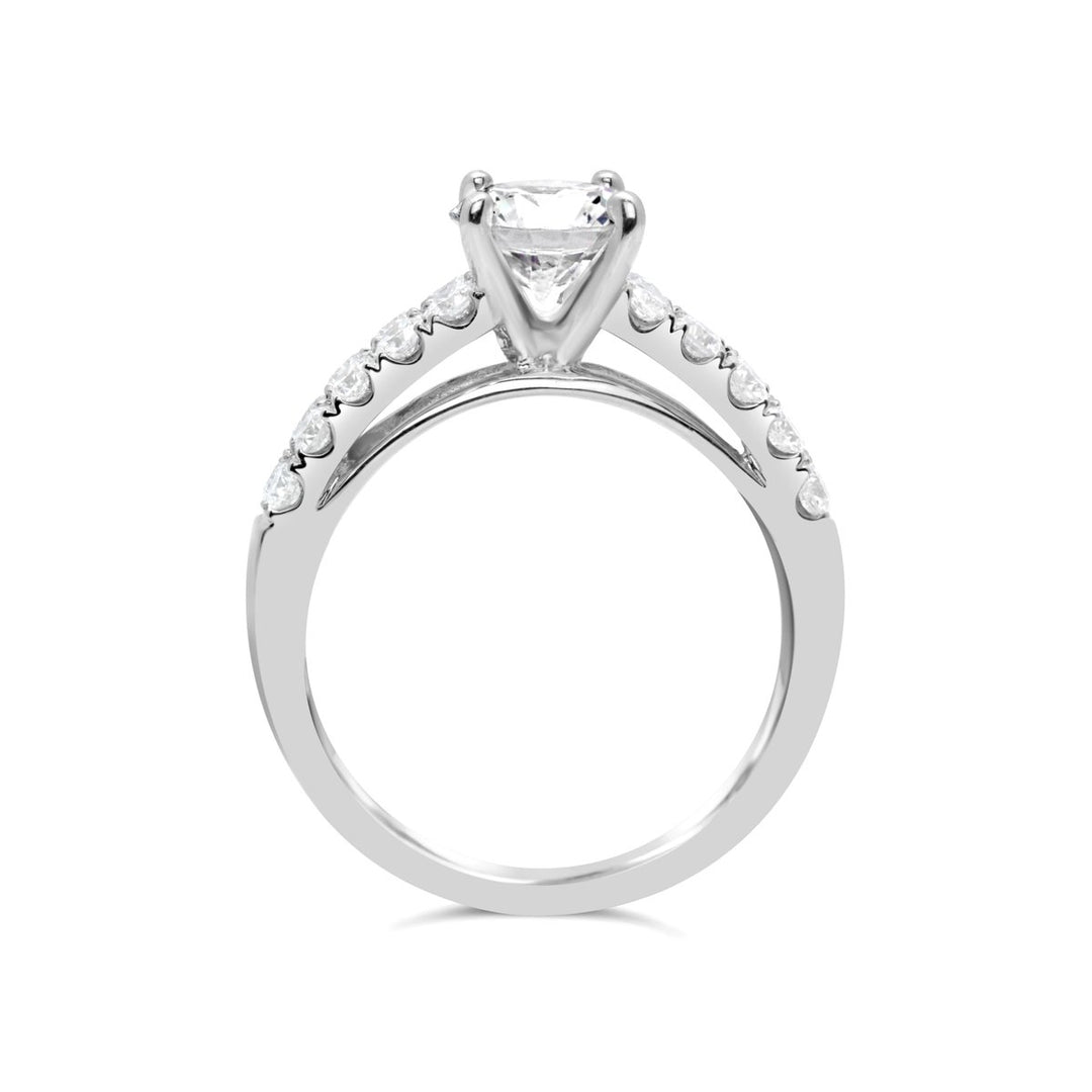 Two Row Diamond Engagement Ring - GR1706