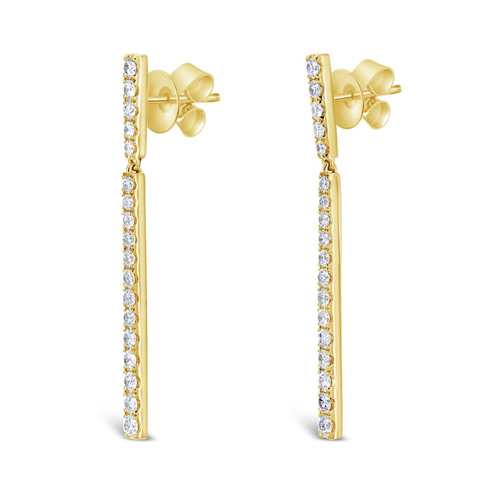 Diamond Dangle Earrings - 5EFE92