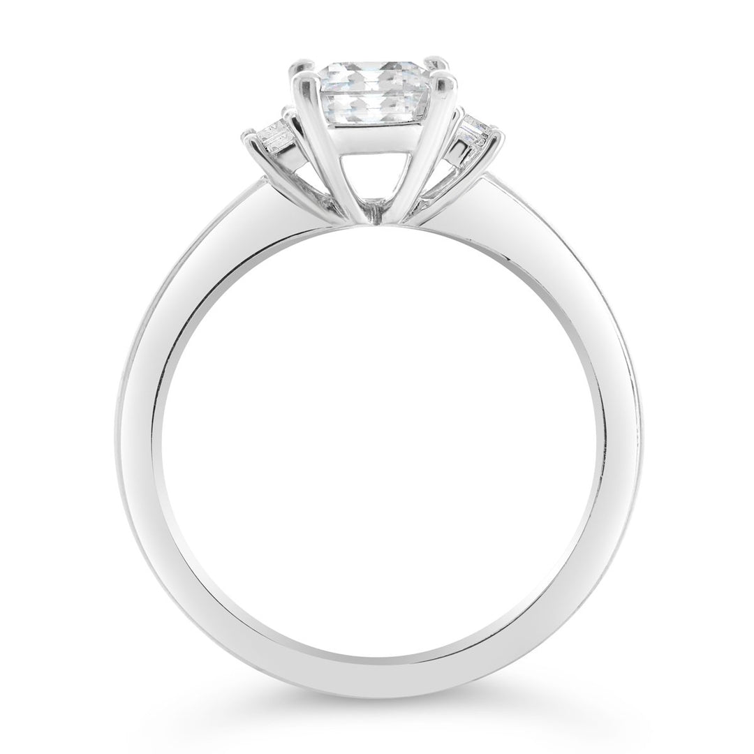 Three Stone Diamond Engagement Ring - ACB252