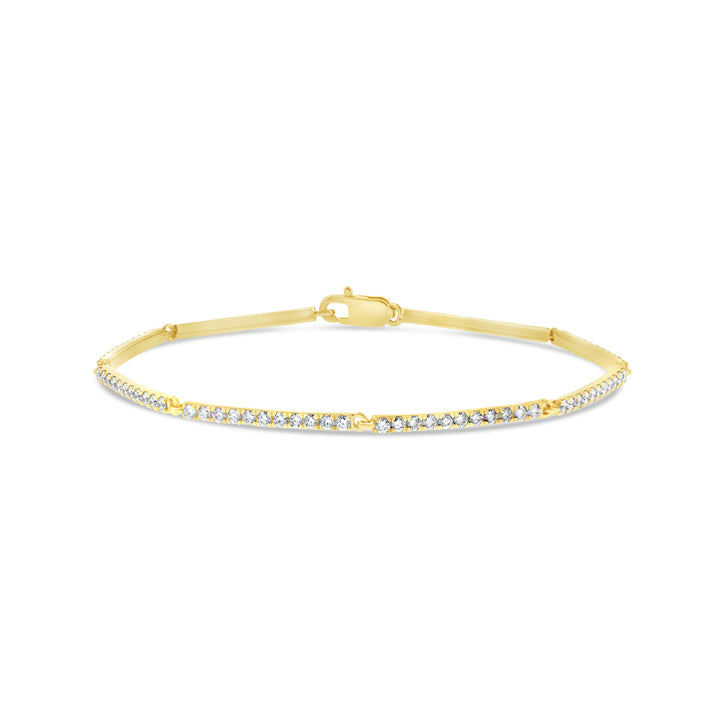Lab Grown Thin Line Diamond Bracelet
