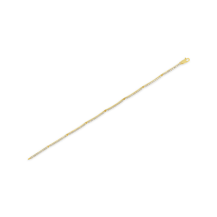 Lab Grown Thin Line Diamond Bracelet