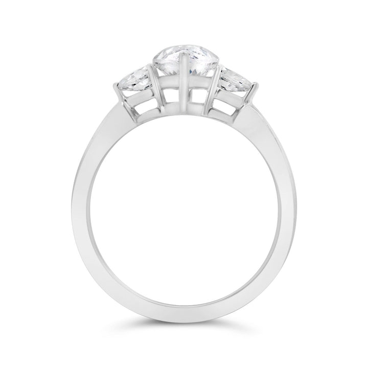 Three Stone Diamond Engagement Ring