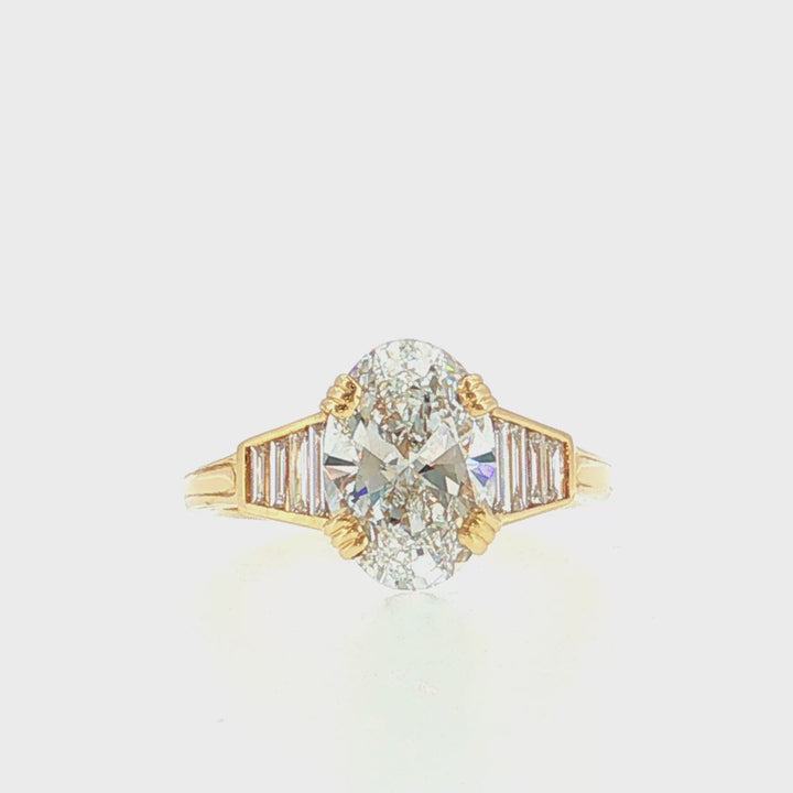 Ladies Diamond Ring with 8 Nat. BAG