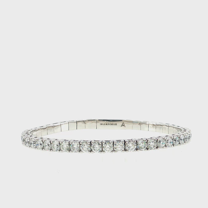 Lab. Grown Diamond Flexy Bracelet