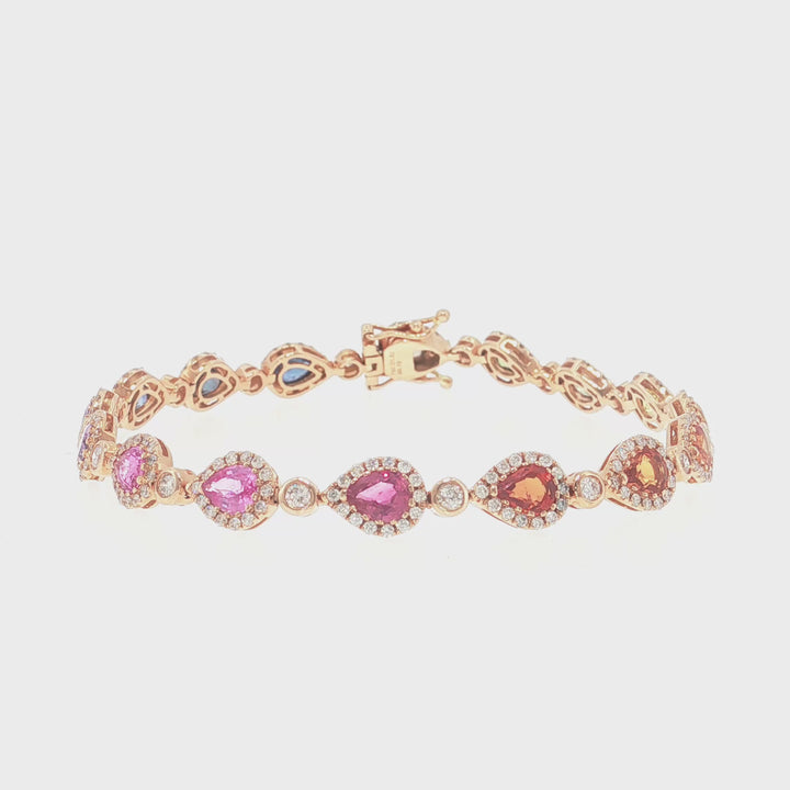 Diamond & Sapphire Bracelet