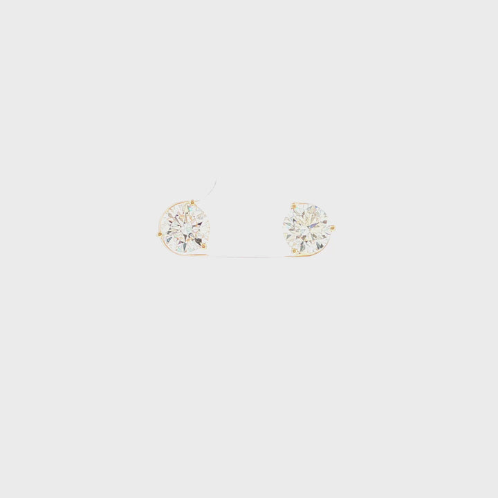 Martini Prong Lab Grown Diamond Stud Earrings (2.50 ct. tw.)