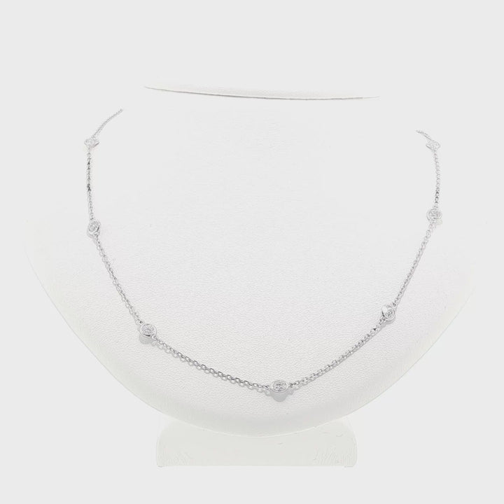 Lab Grown Diamonds By The Yard Necklace - TJ8020NHW