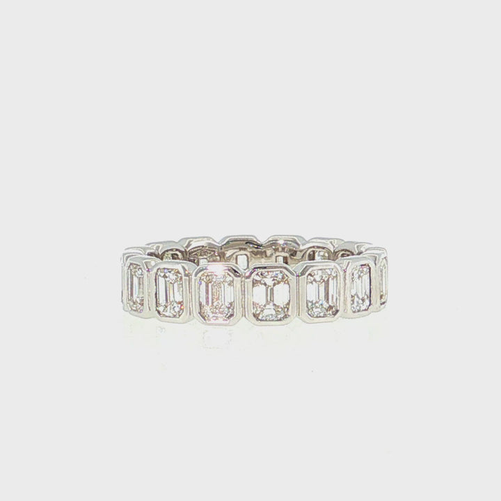 Bezel Set Diamond Eternity Band
