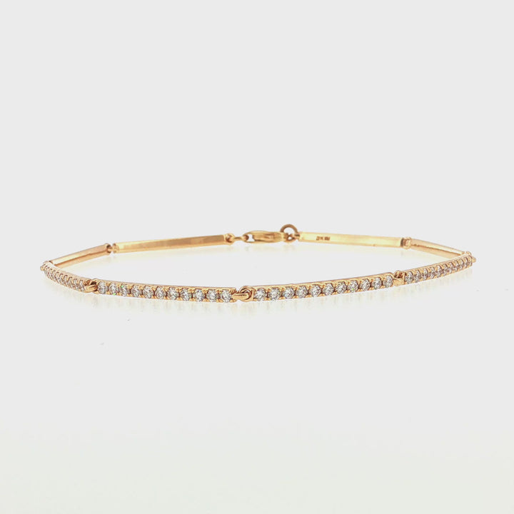 Lab Grown Thin Line Diamond Bracelet