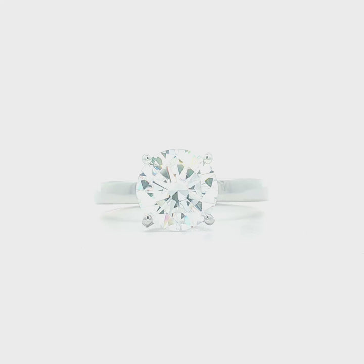 Unity Solitaire Ring with Four Prong Basket Head - YJC6002R