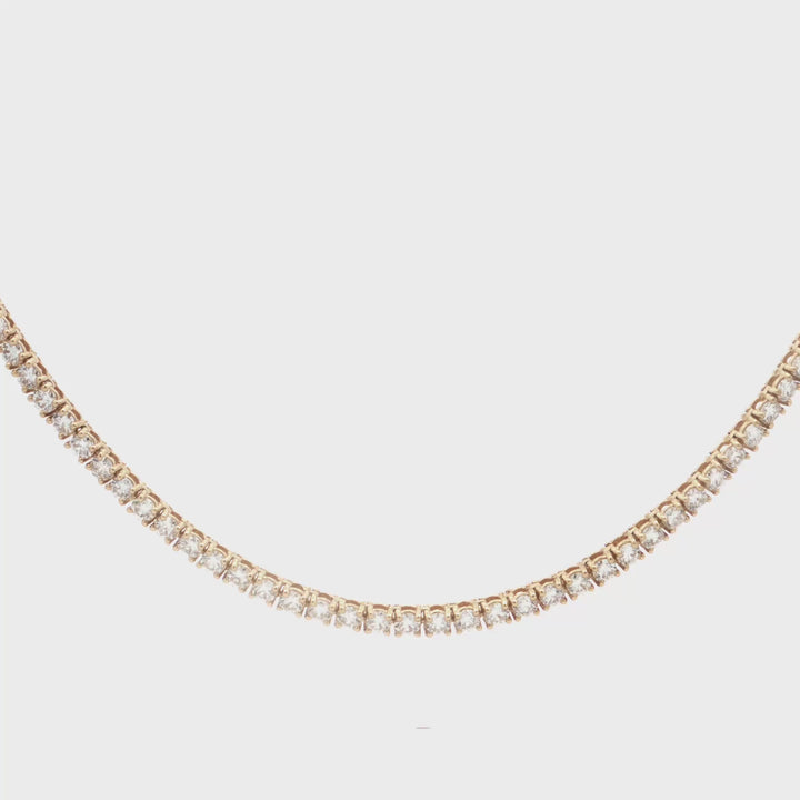 Lab Grown Diamond Tennis Necklace - (7.00 ct. total weight)