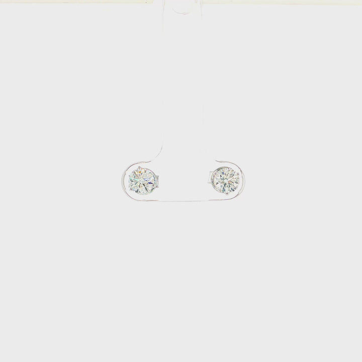 Martini Prong Lab Grown Diamond Stud Earrings (1.00 ct. tw.)