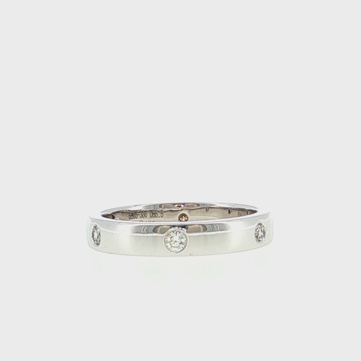 Diamond Flush Set Ring