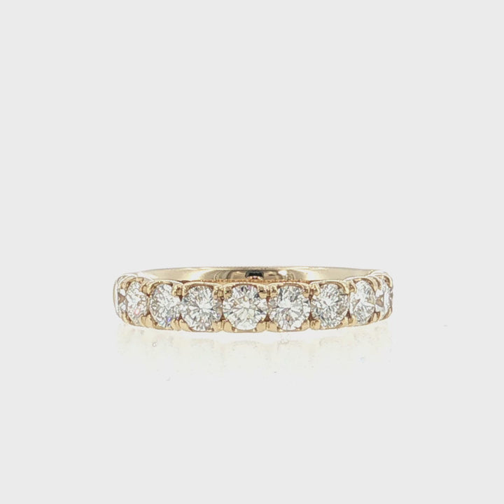 Half Way Set Diamond Band - AR0122R-Y