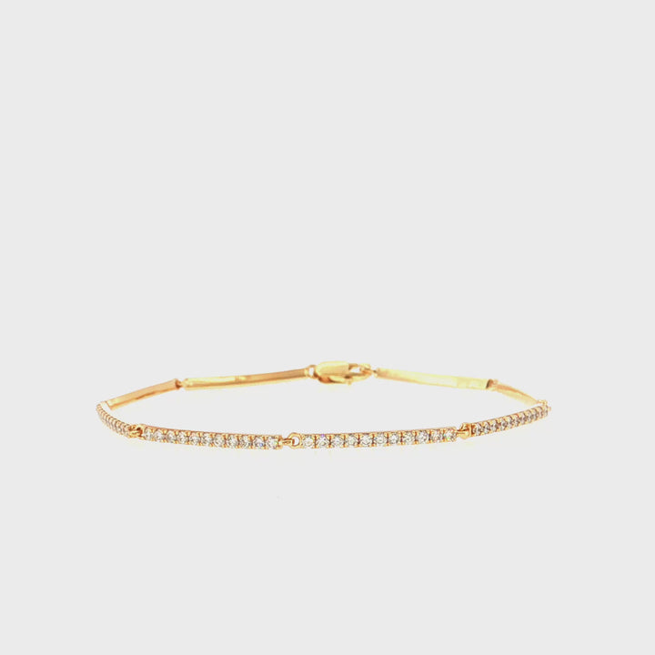 Lab Grown Thin Line Diamond Bracelet