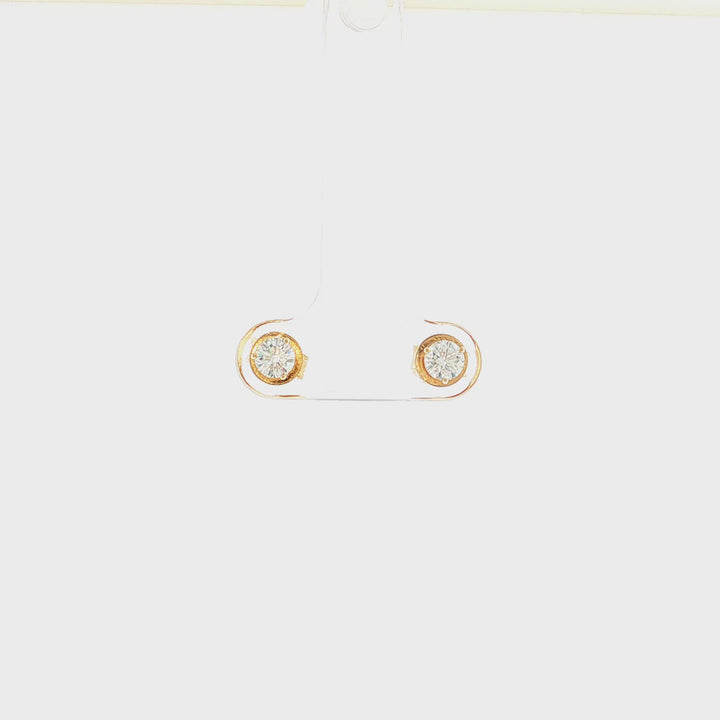 Martini Prong Lab Grown Diamond Stud Earrings (0.50 ct. tw.)