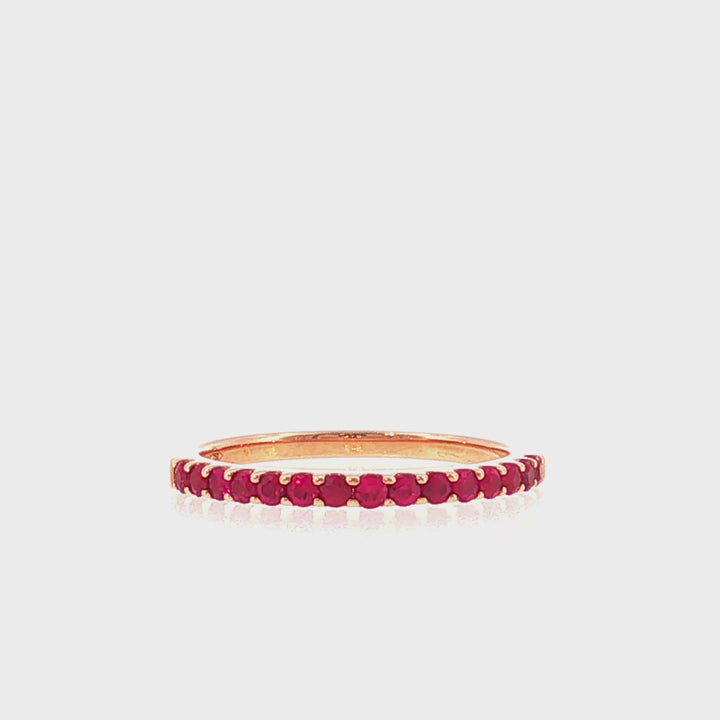 Half Way Set Ruby Band