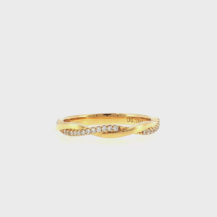 Cross Over Diamond Band - ARM3350R5