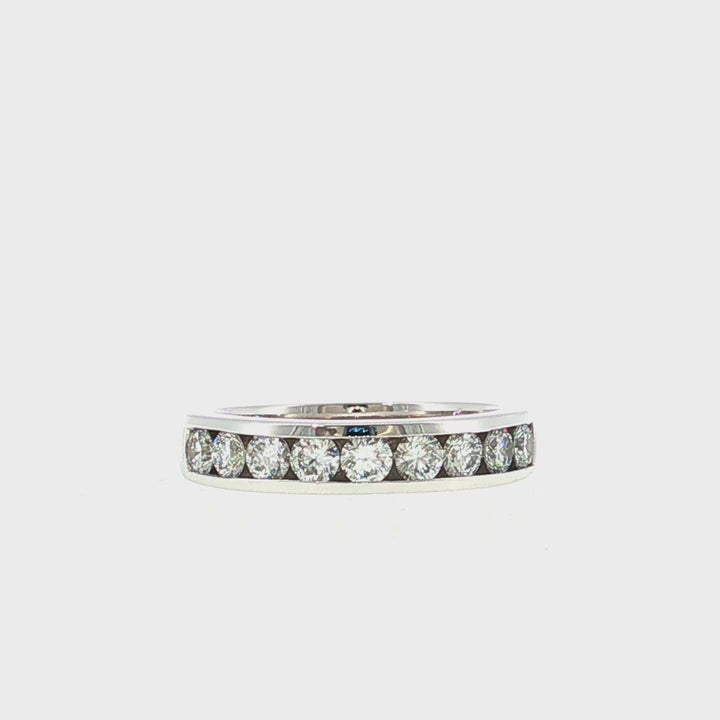 Channel Set Lab Grown Diamond Band