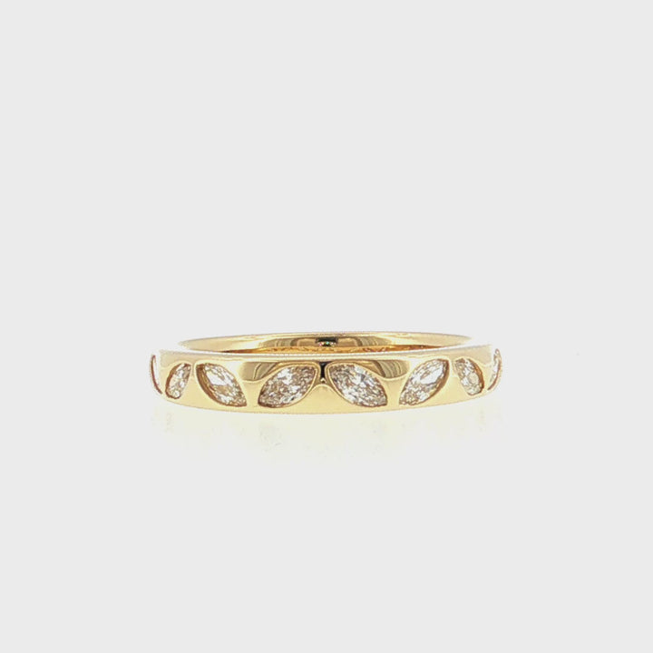 Gypsy Set Diamond Band