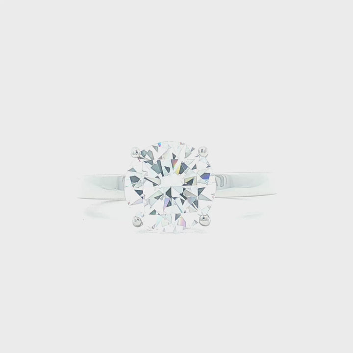 Unity Solitaire Engagement Ring with Basket Head - YJC6502R