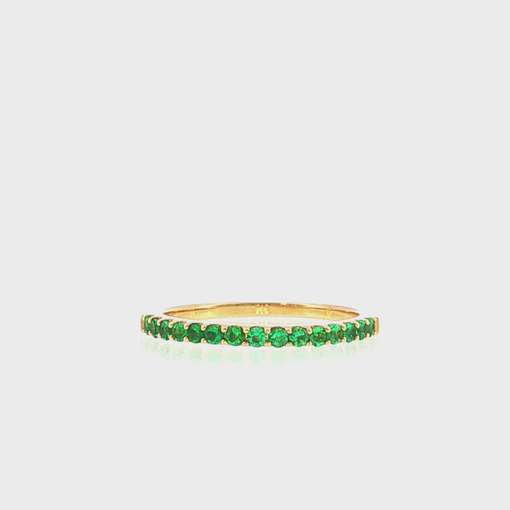 Half Way Set Emerald Band