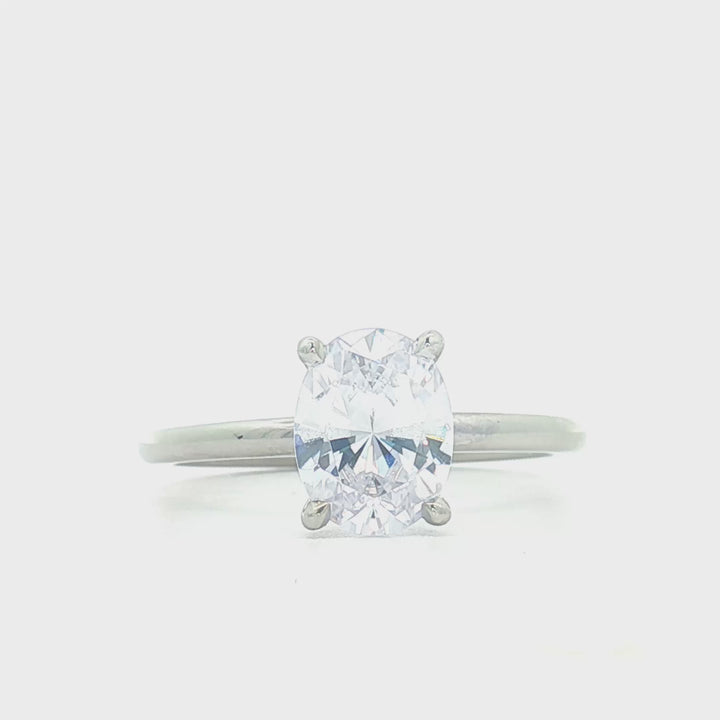 Solitaire Diamond Engagement Ring