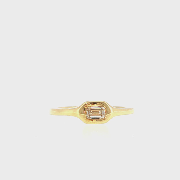 Bezel Diamond Ring