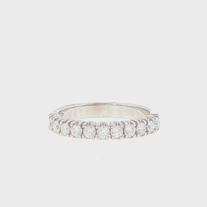 Half Way Lab Grown Diamond Band - 42948-LAB