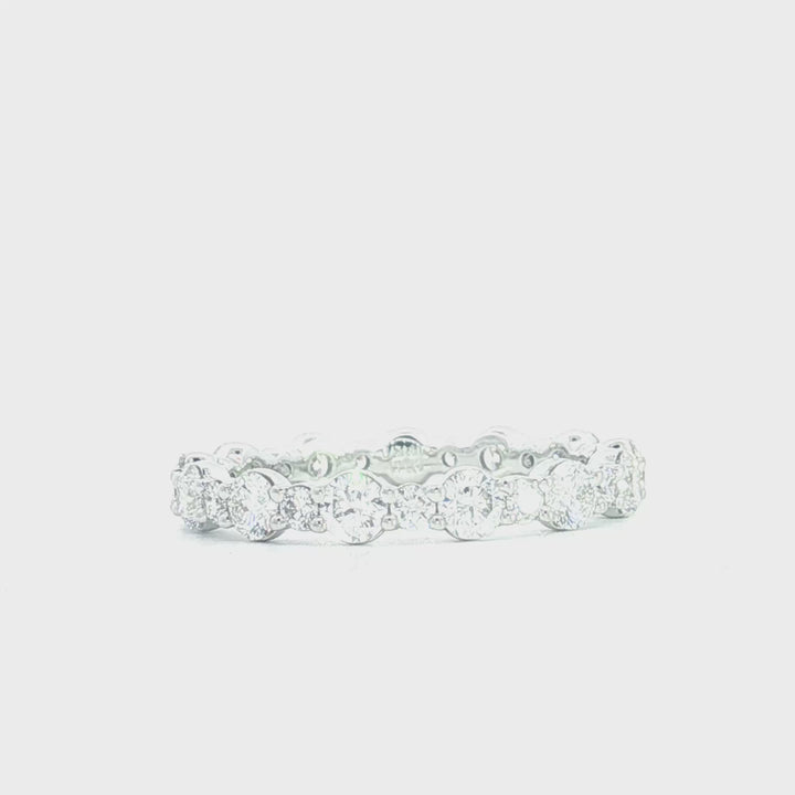 Alternating Rounds Lab Grown Diamond Eternity Band