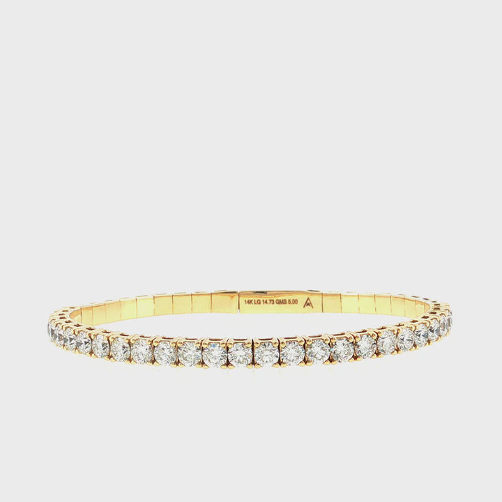 Lab. Grown Diamond Flexy Bracelet