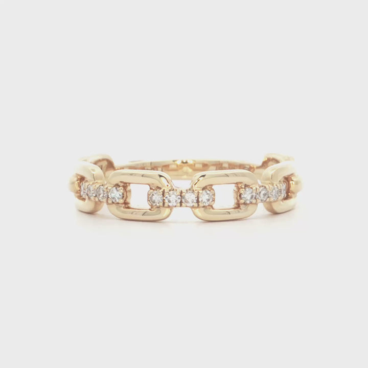 Link Diamond Ring - LD11049