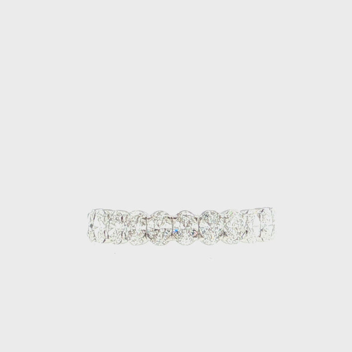 Half Way Set Lab Grown Diamond Band