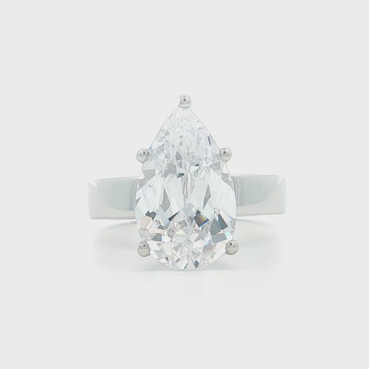 4mm Wide Solitaire Engagement Ring - YJC6504R