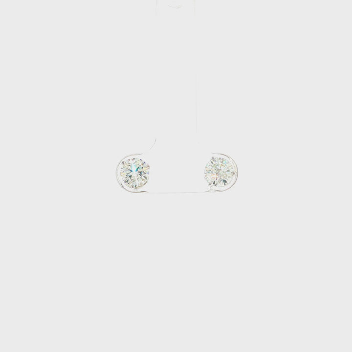 Martini Prong Lab Grown Diamond Stud Earrings (1.50 ct. tw.)