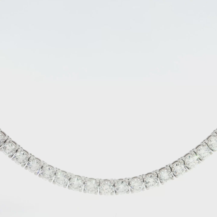 Lab Grown Diamond Tennis Necklace  - (16.61 ct. total weight)