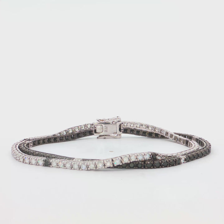 Diamond Double Tennis Bracelet