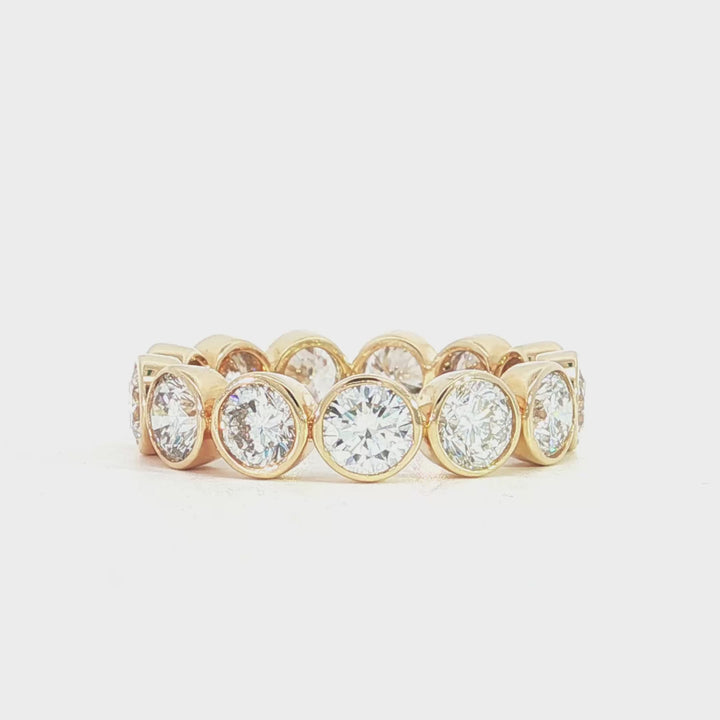 Lab Grown Diamond Eternity Bezel Set Band