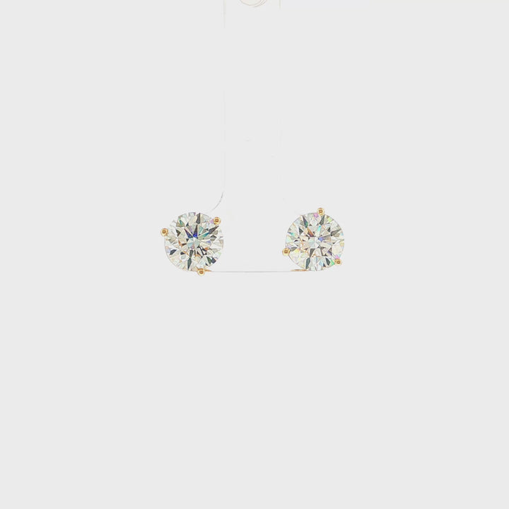 Martini Prong Lab Grown Diamond Stud Earrings (4.00 ct. tw.)